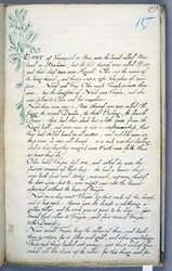 Eine Seite aus Die Geschichte von Hogni und Hedinn